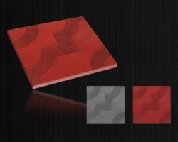 Плитка тротуарная Фантазия 300*300*30мм, серая
