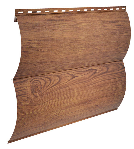 Сайдинг Woodstock-28х330  ECOSTEEL® Мореный дуб
