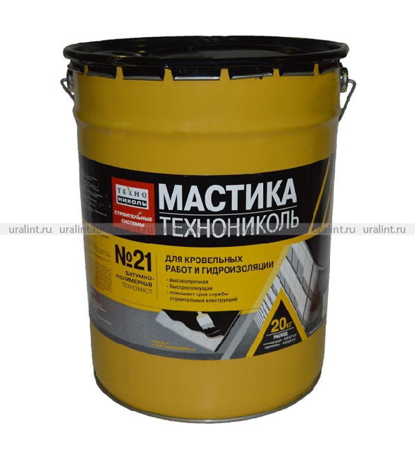 Мастика кровельная Технониколь №21 (Техномаст), 20кг