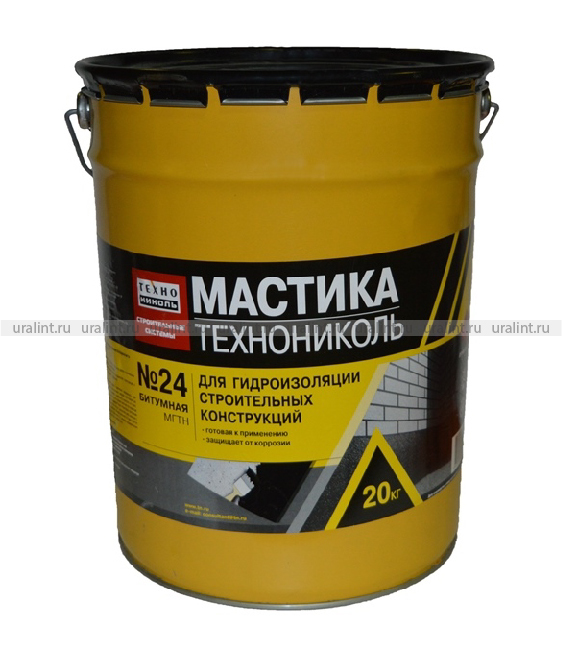 Мастика гидроизоляционная Технониколь №24 (МГТН), 20кг
