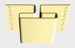 Соединительный профиль (Н-профиль) (3,05м) лимон Дёке
